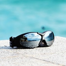 Spark Goggles Black Frame/Smoke Lens including Case PWC Jetski Racer