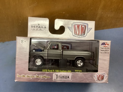 M2 Machines Titanium 1970 Ford F-100 Custom 4x4 Limited 1:64