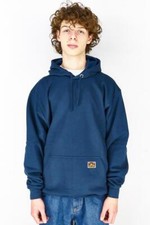 Ben Davis Heavyweight Label Hoodie Navy