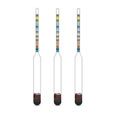 SET OF 3 HOUSEHOLD ALCOHOL METERS 0-96% ABV