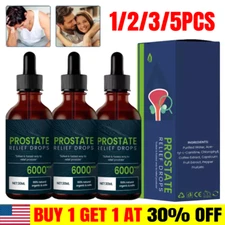 1-5X Prostate Treatment Drops, Prostate Pain Relief Drops, Health Support 30ML