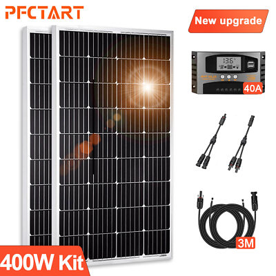 GLIESE 200W 400W 800W Solarpanel Solarmodul 12V Monokristallin Wohnmobil Camping