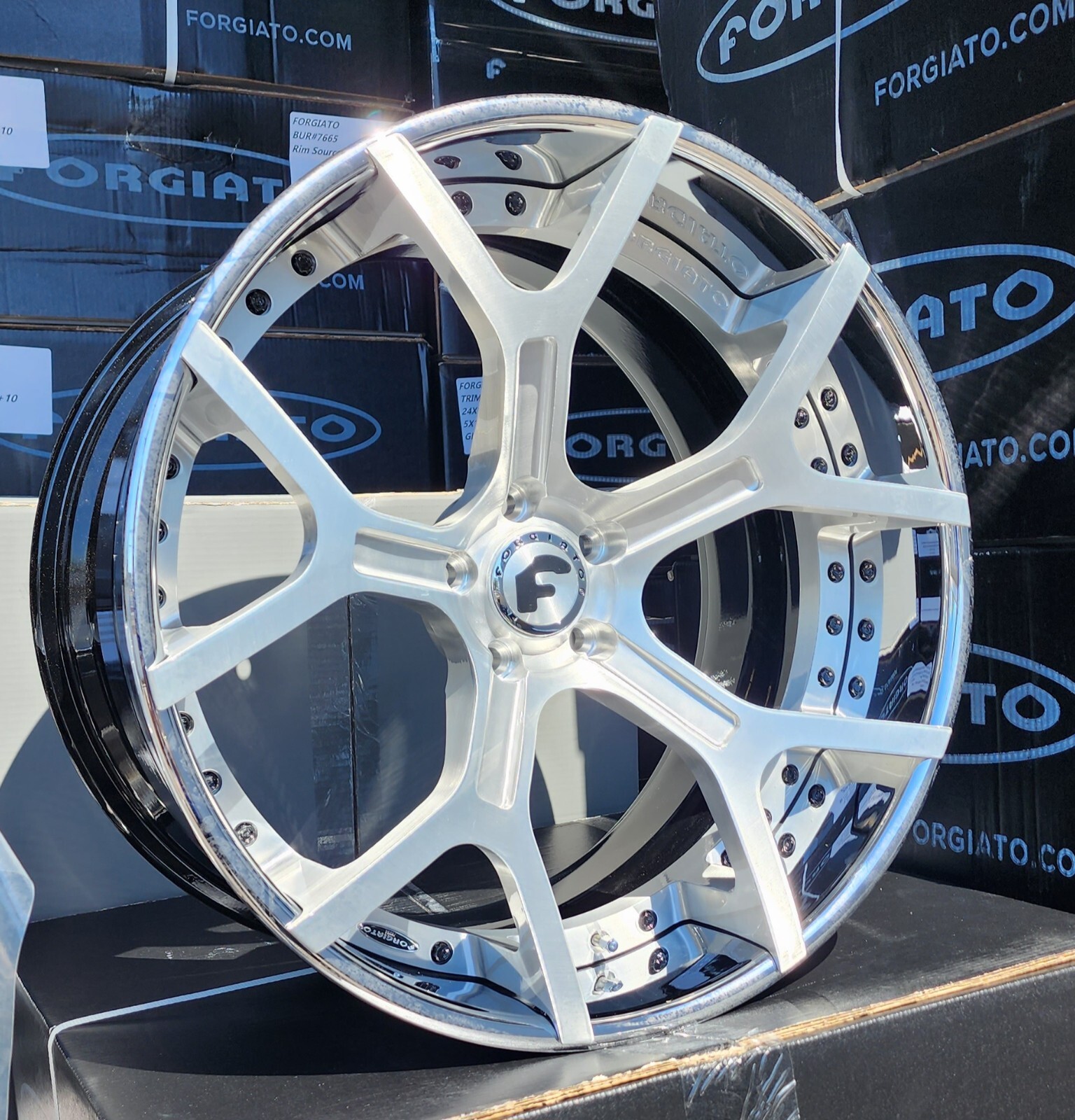 20/21" FORGIATO GTR ECL 3-PIECE FORGED WHEELS 5X112 HURACAN AUDI R8 McLAREN720S