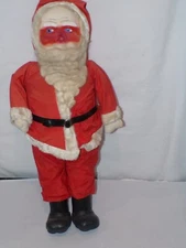 Christmas Antique Mask Face Santa Claus Doll St Nicholas 26" Store Display (C73)