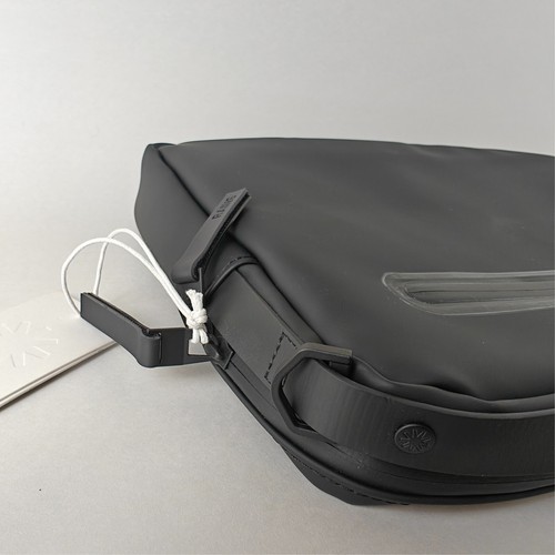 RAINS Borsa per Laptop 13" Borsa Impermeabile Nera Nuova con etichette - Foto 8 di 16