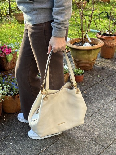 Ledertasche Michael Kors weiß Bag viele Taschen - Bild 3 von 14