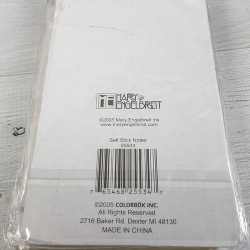 Mary Englebreit Magnetic Paper Note Pads & Self Stick Notes 3pc LOT Colorbok NEW - Picture 8 of 9