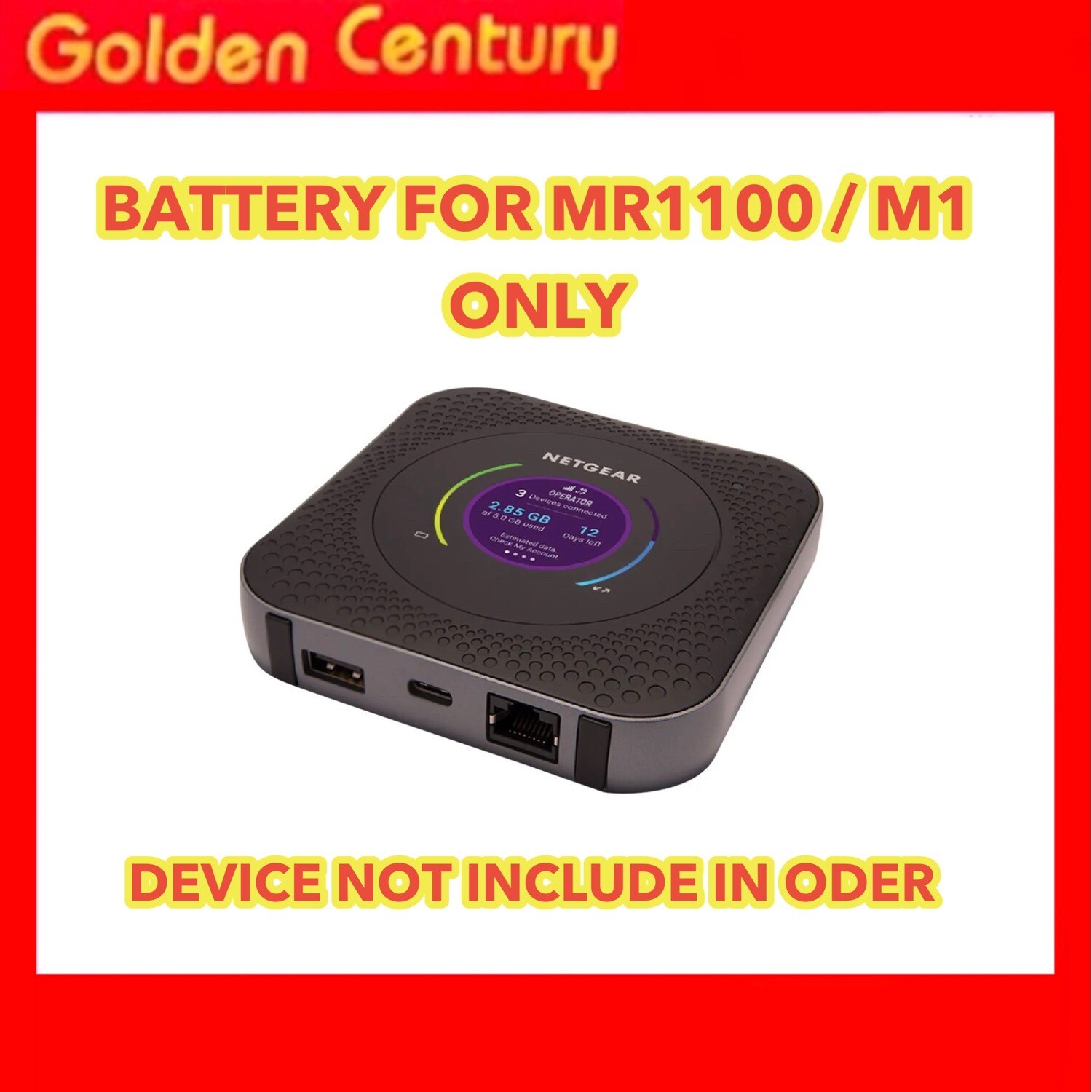 A Battery for Telstra Netgear NightHawk M1 MR1100 Mobile Broadband