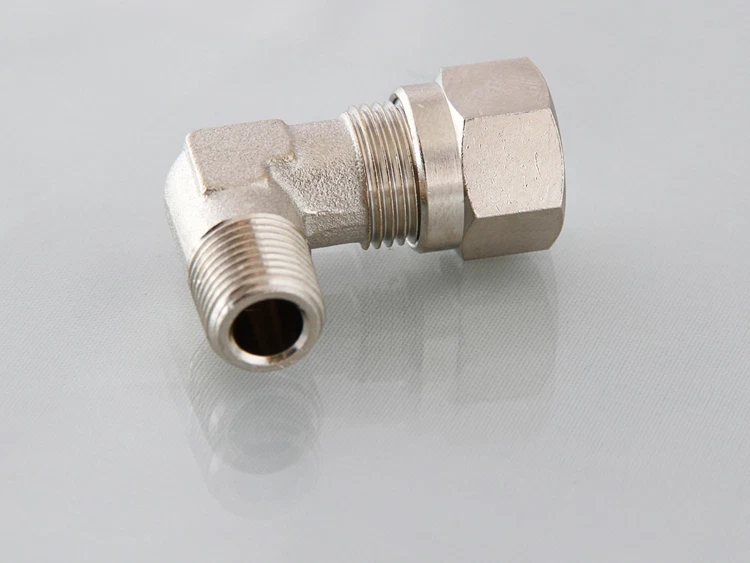 AIGNEP 1/8 Bsp To 4mm Compression Elbows Fitting For Air Fluids