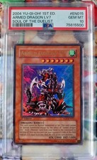 PSA 10 Yugioh Armed Dragon LV7 SOD-EN015 1st Edition Ultra Rare 💎GEM MINT 💎 