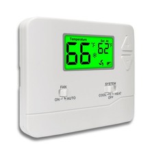 NonProgrammable Thermostat for House, Digital Energy-Saving Thermostat,Single...
