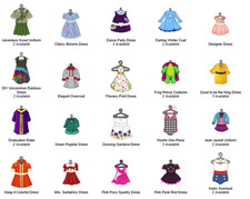 Webkinz Online Clothing - Pick 3 for 3 see description 
