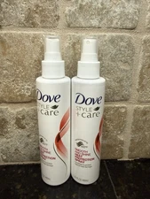 Dove Heat Protection Spray Smooth & Shine 6.1oz 450 Degree Damaged Hair 2 Pack