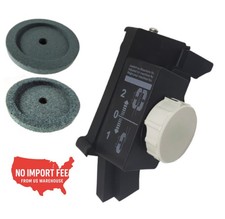 Sharpener Assembly Fits Bizerba Slicers with Replacement Stones, 60370800100