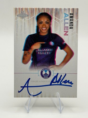 2023 PARKSIDE NWSL VOL 2 AMANDA ALLEN AUTO RC SERIE FIRMA SS-AA /400 - Foto 1 di 2