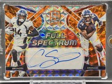 2022 Panini Spectra Courtland Sutton Auto /10 Broncos