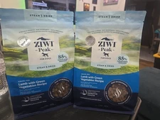 2 ZIWI Peak Steam & Dried Dog Food  Lamb w/Green Vegetables Recipe 1.8  12/4/25