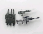 1990 Vintage GI Joe Ambush v1 Figure Weapons Parts Backpack Gun Rifle