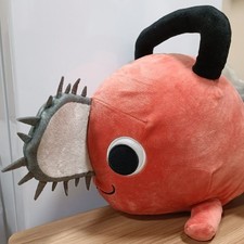 SALE Chainsaw Man Pochita Big Fluffy Plush toy 45cm New Japan