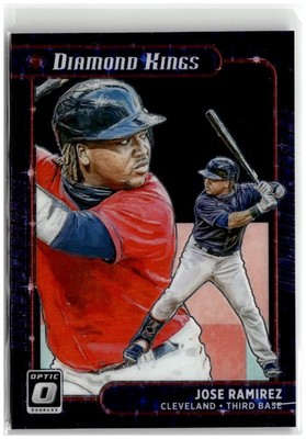 2021 Donruss Optic #8 Jose Ramirez Diamond Kings Black Stars #/149