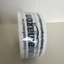 Amazon Prime Carton Sealing Packaging Tape Clear 2" x 75 yds Pre-Printed Text