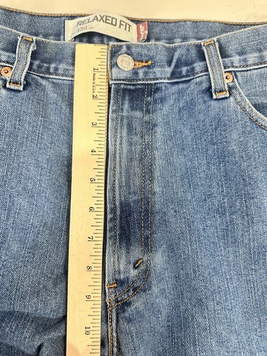 Levis 550 Jeans Mens 36x34 Light Wash Relaxed Straight Fit #0754 - Picture 9 of 10