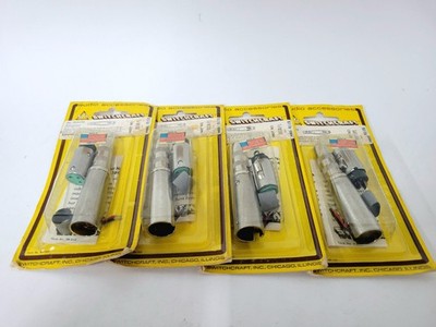 4X Switchcraft 383AP1 XLR to 1/4 phone jack adapter - new old stock