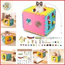 41 Pcs Interactive Cat Toys for Indoor Cats, Kitten Toys with Soft Pillow, Ca...