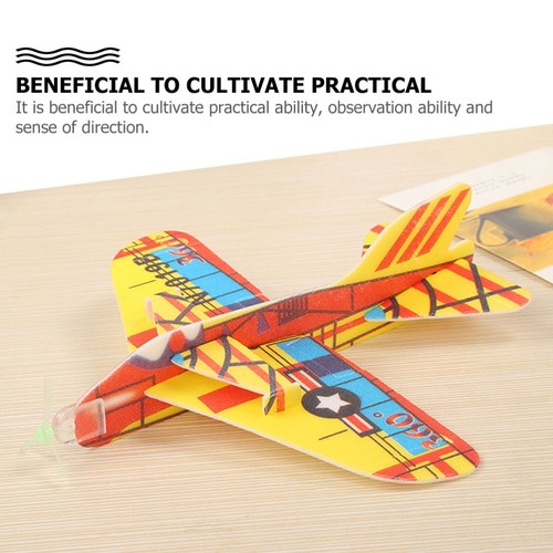 12 PCS Rotierendes Flugzeugspielzeug Kind Flugzeugmodelle Für Kinder - Bild 5 von 12