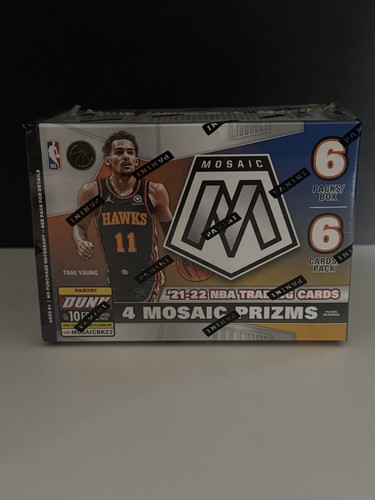 2021-22 Panini Mosaic NBA Basketball Trading Card Blaster Box Prizm NEW & Sealed - Bild 2 von 5