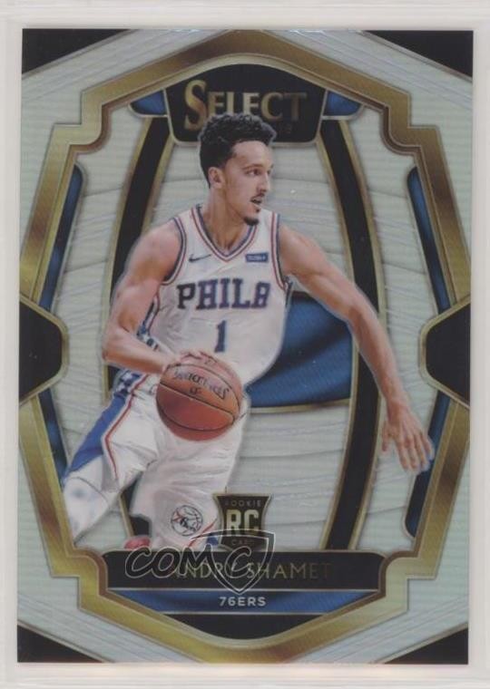 2018-19 Panini Select Premier Level Silver Prizm Landry Shamet #156 01ds