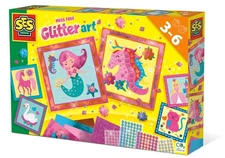 SES Creative 14645 Mess free glitter art, multiple, Medium