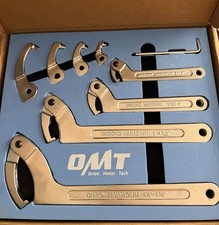 Omt 8pc Adjustable Pin Spanner Wrench Set 34-6.1in Suspension Tool Omt 8pc Adjustable Pin Spanner Wrench Set 34-6.1in Suspension Tool