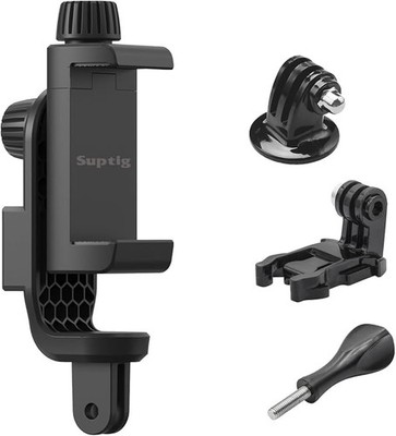 Suptig Phone Holder for Tripod, Action Camera Tripod Mount Adapter... 