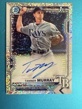 Tanner Murray 2021 Bowman Chrome - Prospect Speckle Refractor Auto /299 (RC) 🔥