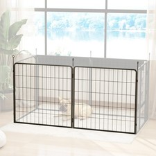 Image of PawHut 2 Piece Dog Pen Expansion Pack for 80cm High Pet Playpen for S M Dogs