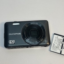 Olympus VG-120 Black 14 MP 5X Zoom Digital Compact Camera For Parts Read Descrip