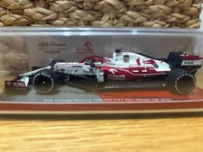 Spark 1/43 Alfa Romeo C41 K Raikkonen Abu Dhabi GP 2021 Last Race Spark Model