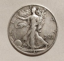 1941 S Walking Liberty Half Dollar