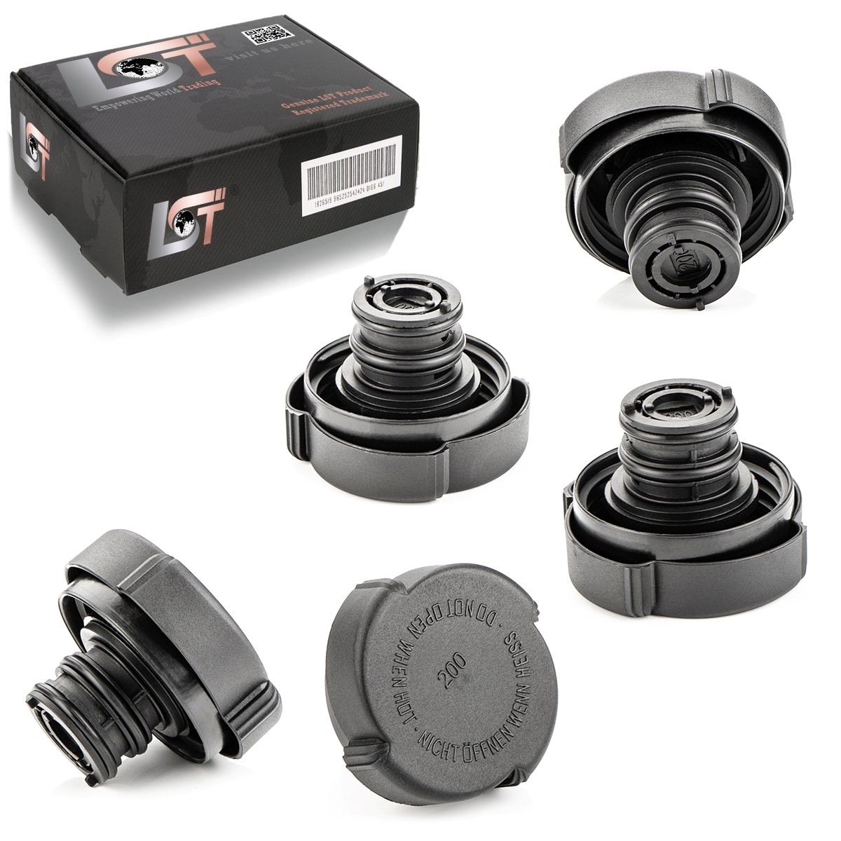 5x Radiator Cap 2.0 Bar for Workshops for BMW 7 Series E38 E65 F01