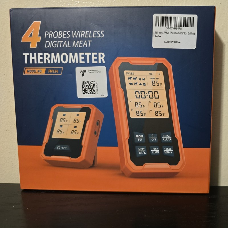 BRAND NEW ThermoPro Digital Wireless Remote Meat Thermometer FM126 LCD 