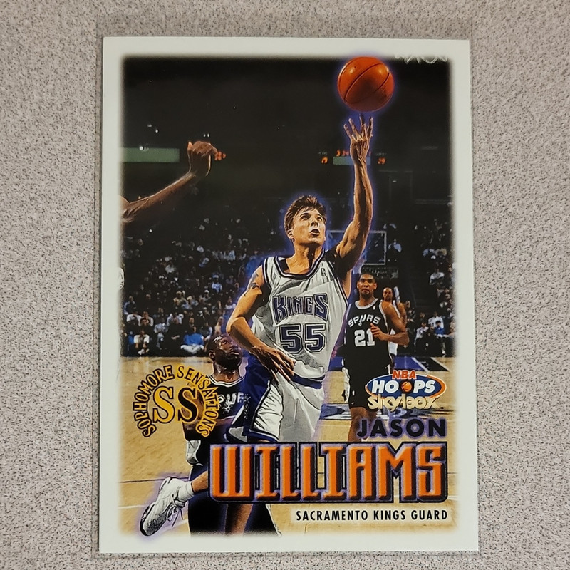 SkyBox NBA Hoops 1999-00 Sophomore Sensations Jason Williams Kings #3