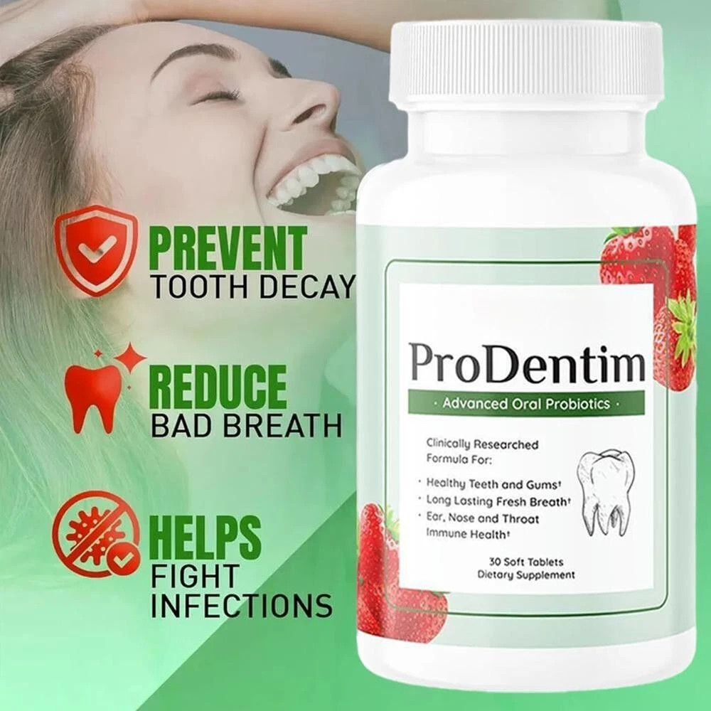 Prodentim for Gums and Teeth Health Prodentim Dental Formula 30 Soft Tablets