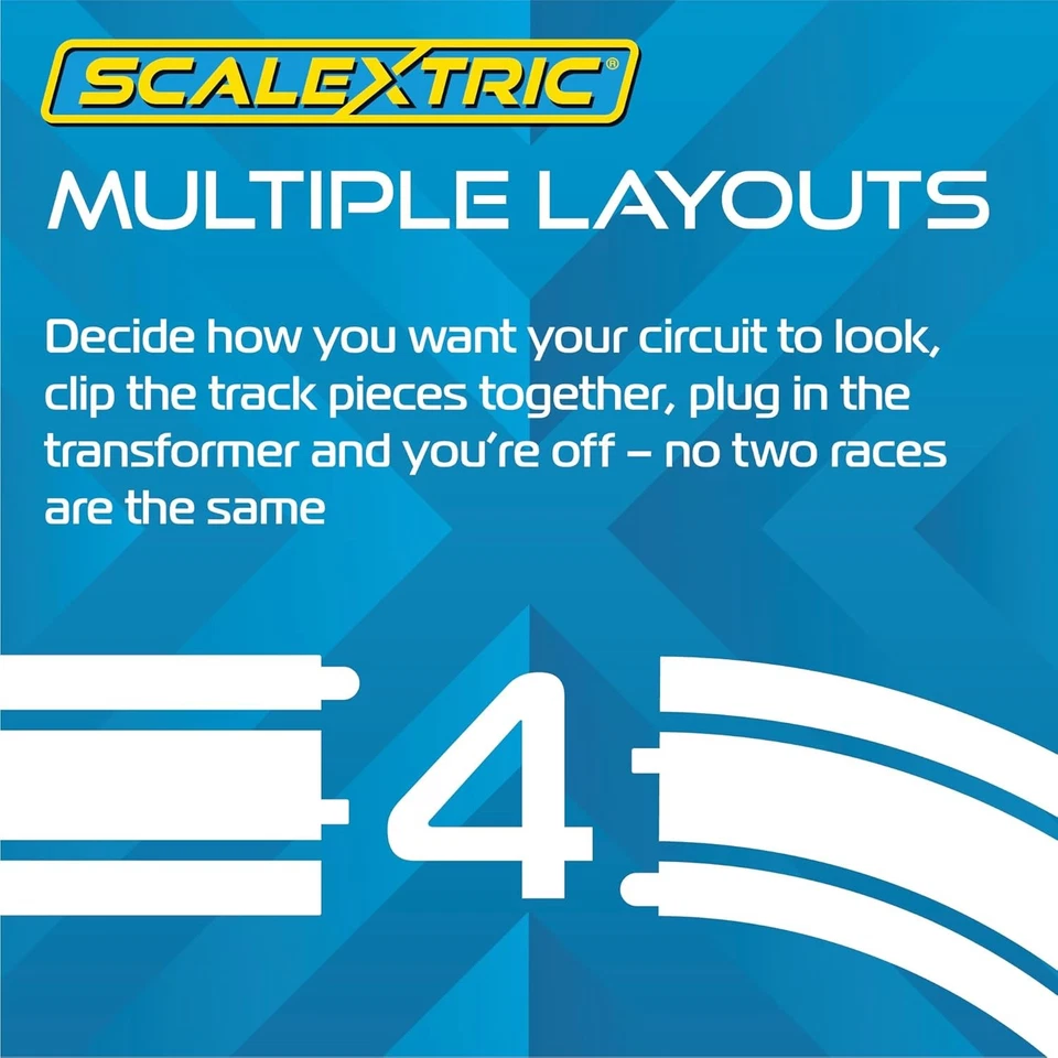 Scalextric C1450T Williams Racing Race Set - Juego de pista de carreras de coche ranura de potencia principal Foto 3 de 4