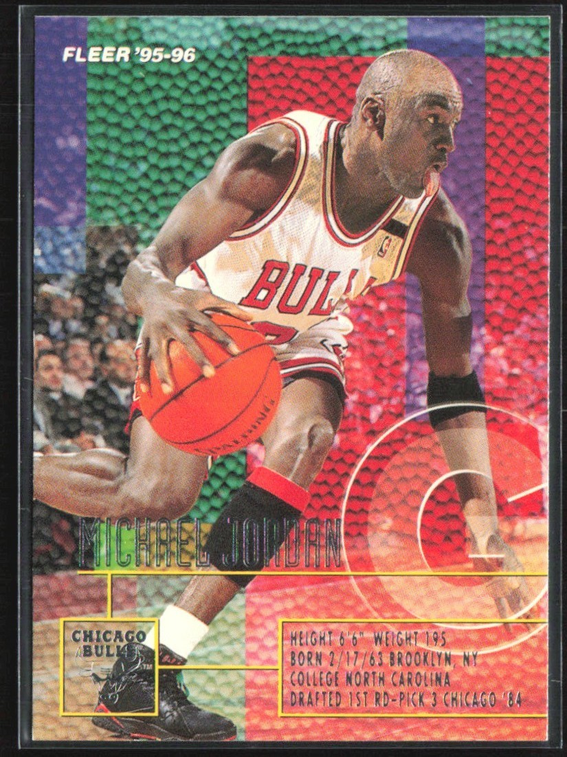 Michael Jordan 1995-96 Fleer C #22 Chicago Bulls