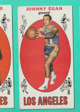 1969-70 TOPPS LOS ANGELES LAKERS # 16 JOHNNY EGAN EX