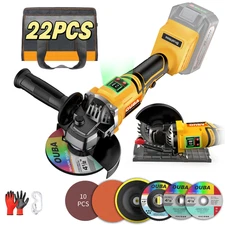 Cordless Angle Grinder For Dewalt 20V MAX 4-1/2" 5" Brushless 22PCS Complete Kit