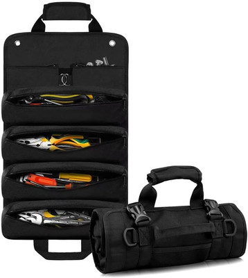 Werkzeugrollen Organizer für Elektriker Klempner Zimmermann Mechaniker aufgeroll