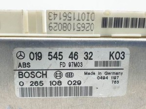 0265108029 airbagsteuergerät MERCEDES CLASE C W202 BERLINA 180 1993 1244272