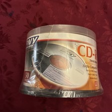 50 Pack CD-R 16X 700 MB/80 Min Recordable Discs NEW Sealed